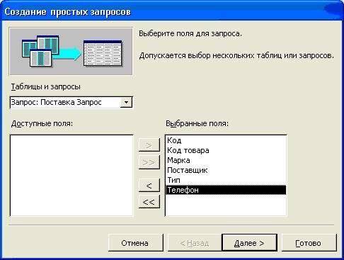 Запросы на выборку | Работе в программе в Microsoft Access