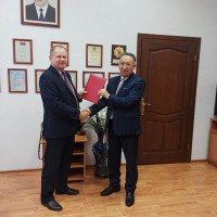 Встреча руководства академии с представителями Ошского государственного университета (Кыргызстан)